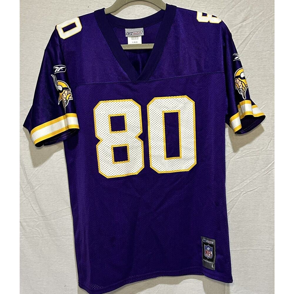 Vintage Cris Carter #80 Minnesota‎ Vikings Reebok Jersey - Youth large